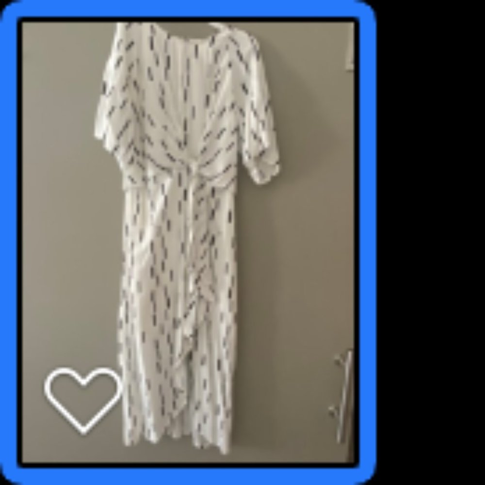 Midi Length Wrap Dress